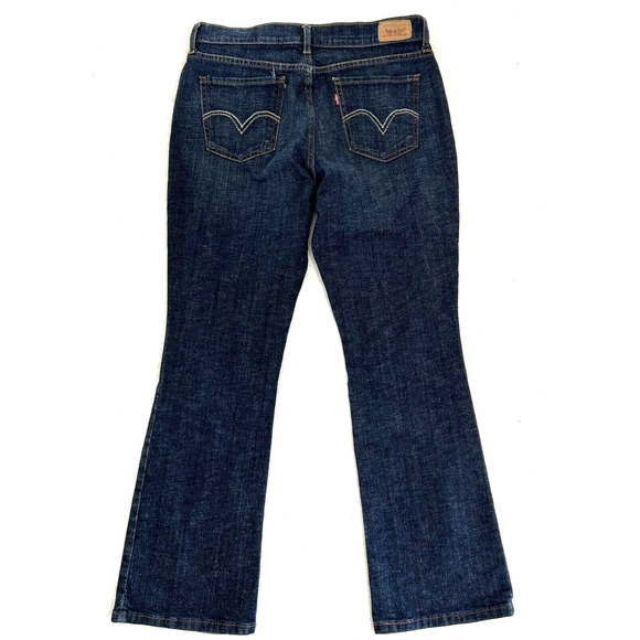 Levis 515 Womens Bootcut Denim Jeans Size 8 Blue Mid Rise Western Boho - Picture 2 of 9